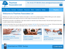 Tablet Screenshot of peartreeassociates.com